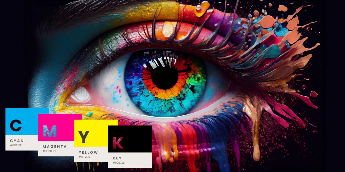 CMYK cyan magenta yellow and black colors
